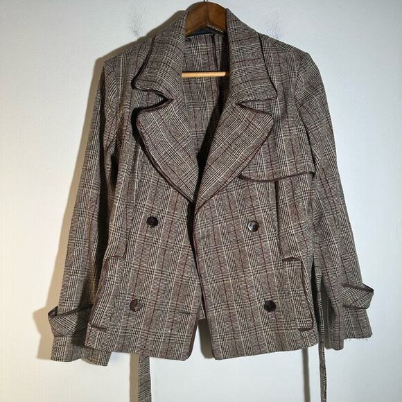 Toupy Paris Plaid Claudette Jacket - Picture 4 of 5